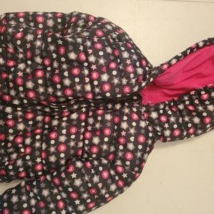 Girl's winter jacket 24 months black and pink